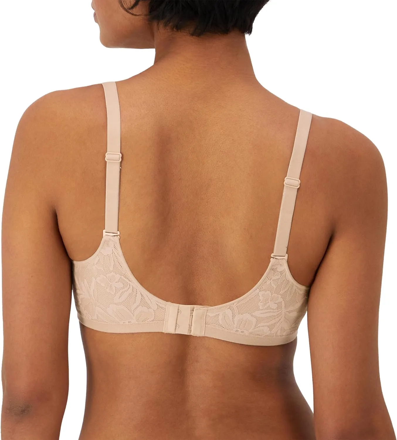 Bali Women's Breathe Modal T-Shirt Bra, Breathable Lightweight Underwire Bra, Convertible Straps