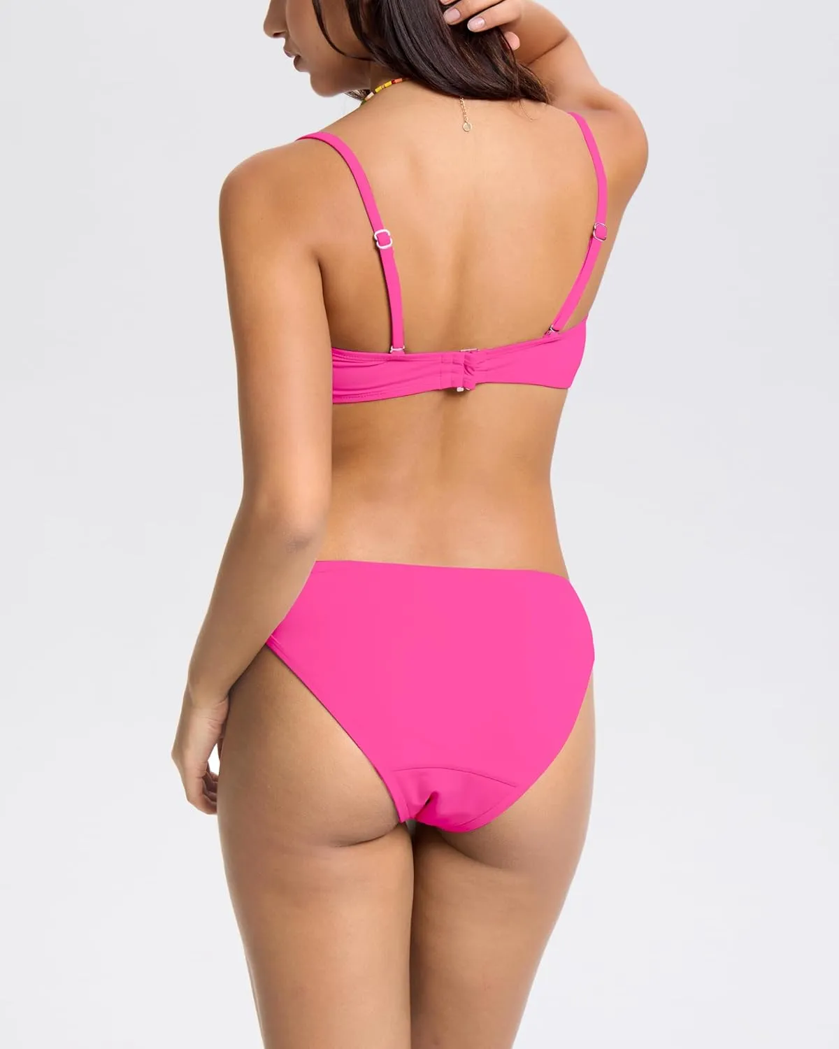 Beautikini Period Swimwear for Teens Menstrual Two Piece Leakproof Sporty Bikini Swimsuit Bathing Suit for Teen Girls