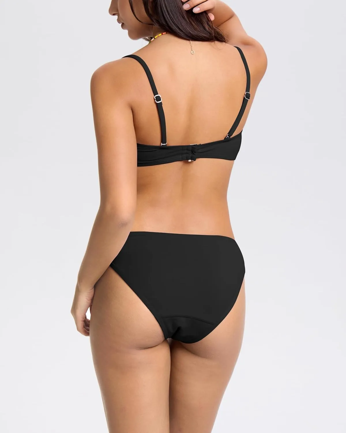 Beautikini Period Swimwear for Teens Menstrual Two Piece Leakproof Sporty Bikini Swimsuit Bathing Suit for Teen Girls