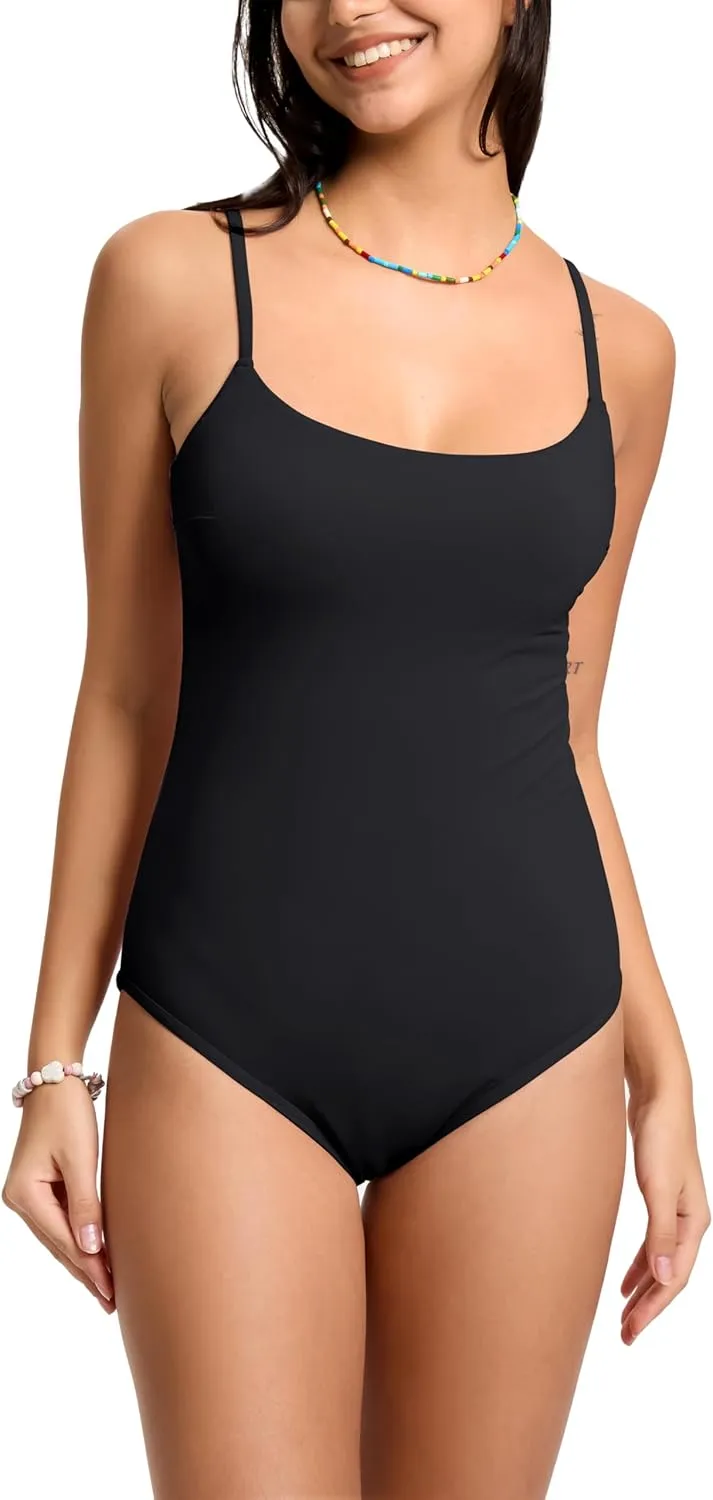 Beautikini Period Swimwear One Piece Leakproof Swimsuit Menstrual Tummy Control Bathing Suit for Teens Girls and Women