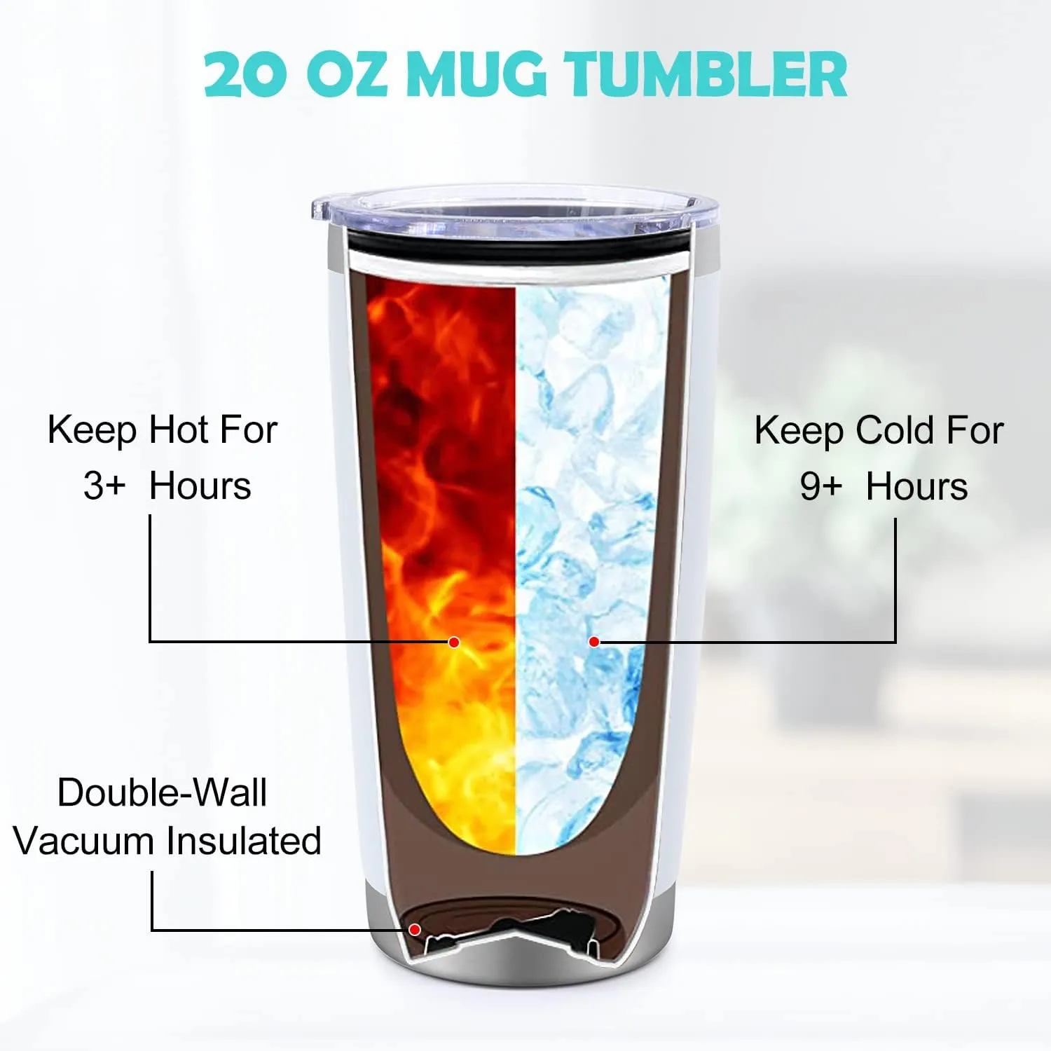 Best Teacher Appreciation Gifts, 20 OZ Insulated Tumbler for Women Gifts, Unique Gifts Ideas Students - Funny Socks Thank You Basket Box New Teachers, Personalized Teachers Day