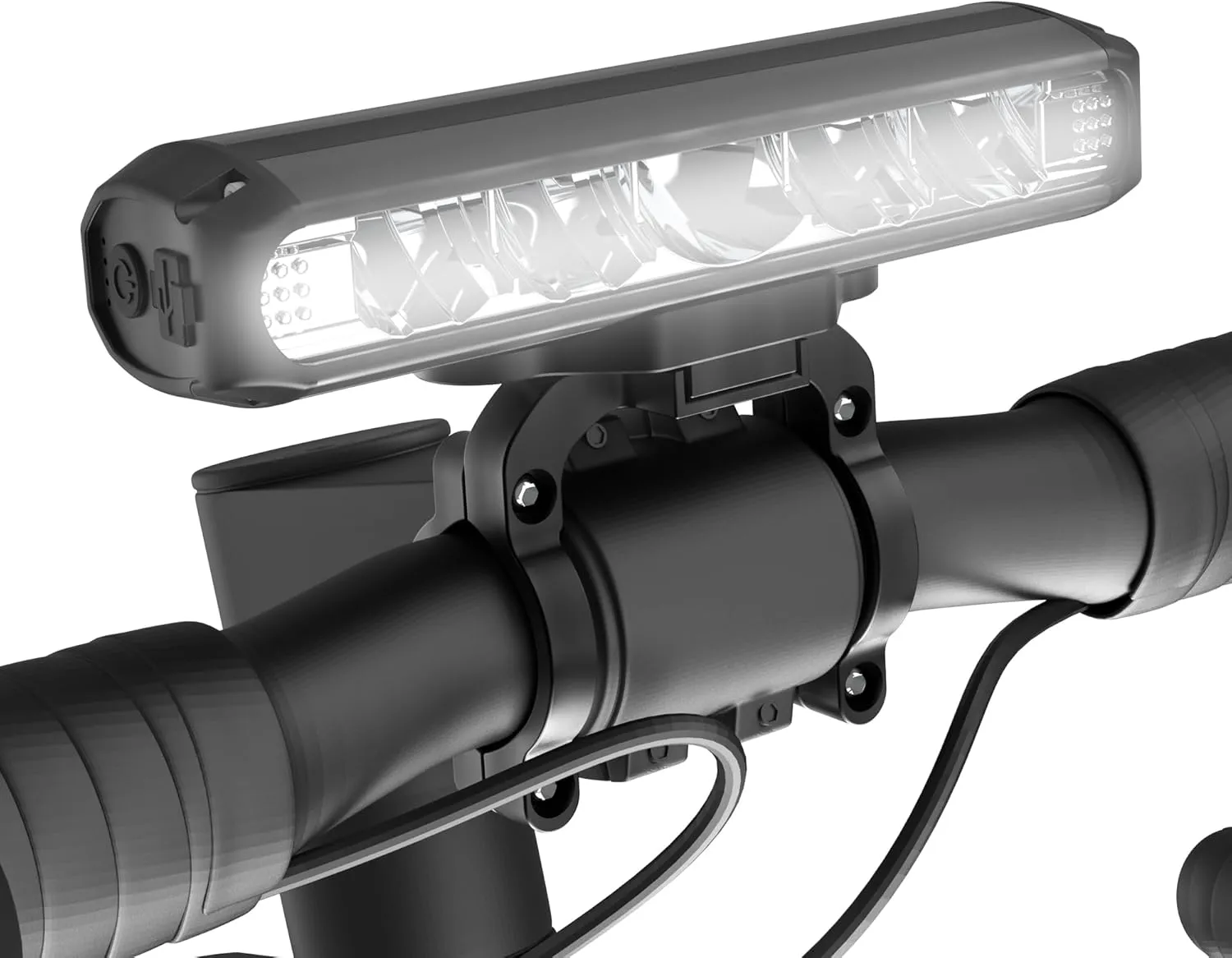 Bike Lights, Bicycle Lights, Super Bright 5 LED Bike Front Light for Night Riding Rechargeable, Waterproof Bike Headlight with Power Bank at 8000/4000 mAh, 4 Light Modes-2600/1200LM