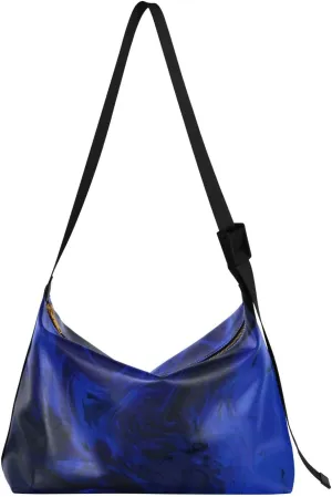 Blue-black Fluid Adults Crossbody Phone Purse Beauty Womens Crossbody Sling Bag Sling Purse