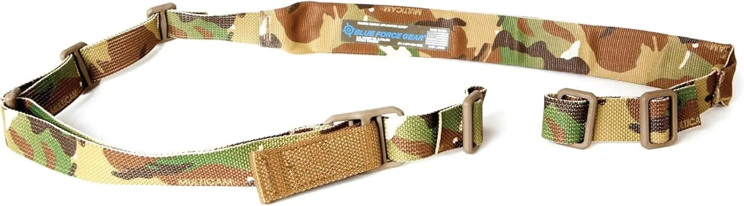 Blue Force Gear Vickers Padded Sling - Two Point Sling with Padded Straps, Adjustable,57-67 Inches