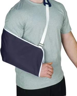 Blue Jay An Elite Healthcare Brand Arm Sling for Dislocated and Fractured Bones - Adjustable, Breathable and Lightweight Immobilizer - Medical Support Strap with Shoulder Comfort Pad - 18 x 9 inch