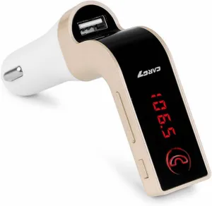 Bluetooth FM Transmitter for car,TIANSHILI handsfree Bluetooth Receiver Car Kit with Mic/TF Card/USB Drive/AUX Play for iPhone,iPad and Other Android Phones