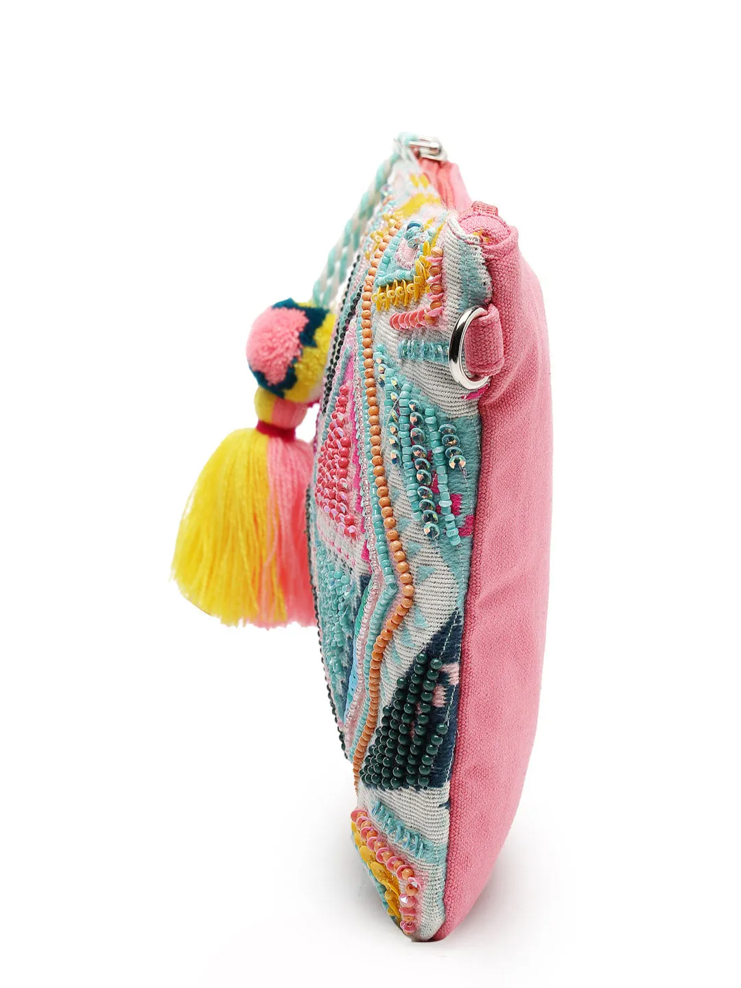 Boho Ethnic Cotton Jacquard Sling Bag