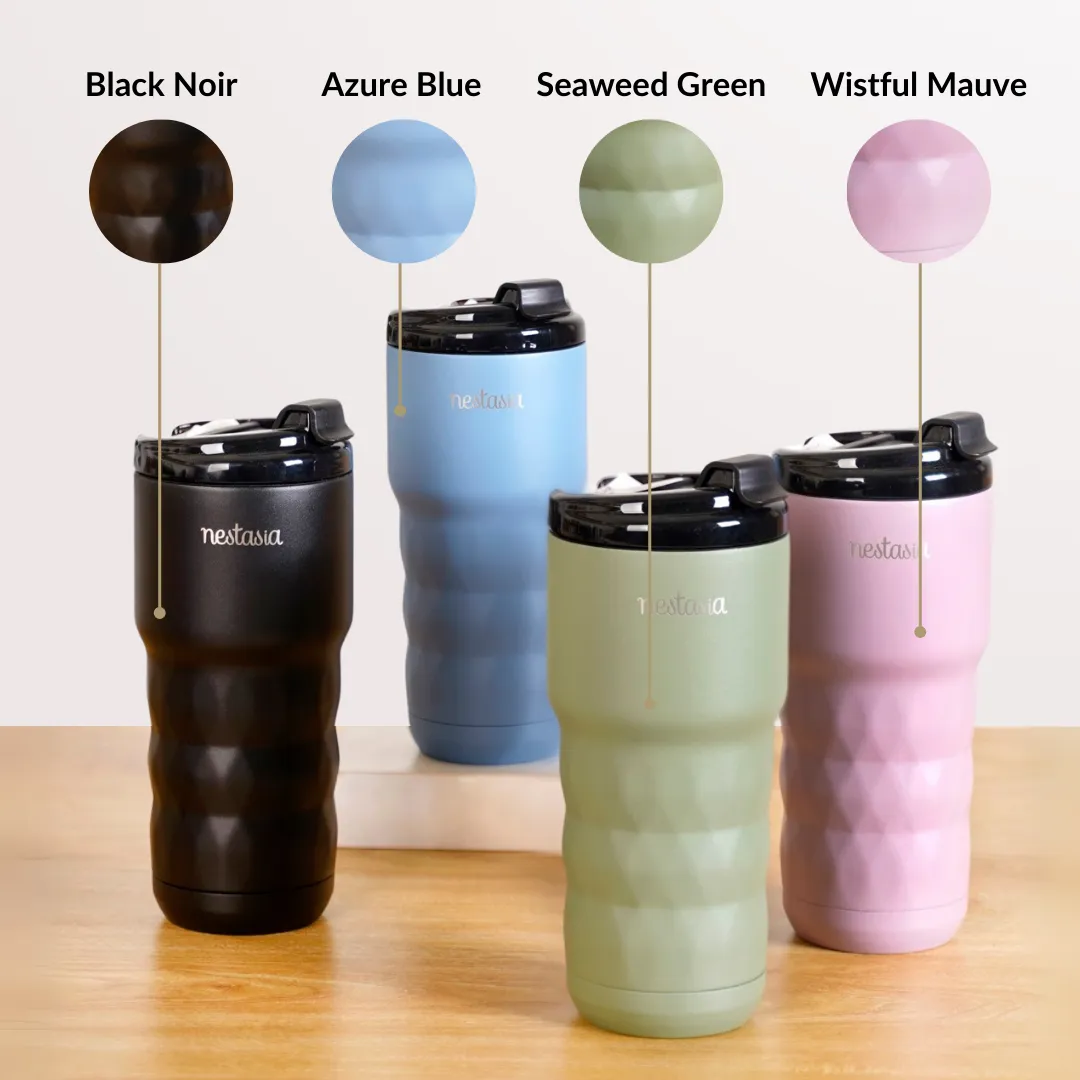 Brewster Grande Leakproof Copper Insulated Travel Bottle Azure Blue 590ml