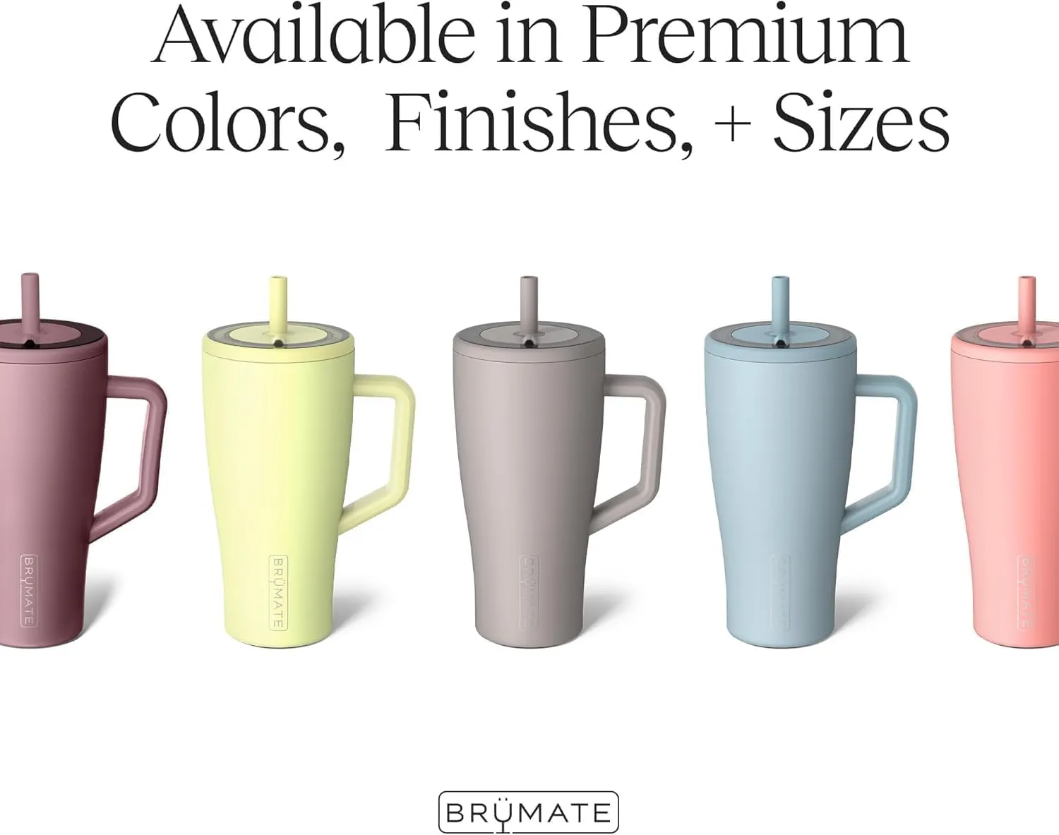 BrüMate Era 30 oz Tumbler with Handle and Straw | 100% Leakproof Insulated Tumbler with Lid and Straw | Made of Stainless Steel | Cup Holder Friendly Base | 30oz (Cactus Flower)