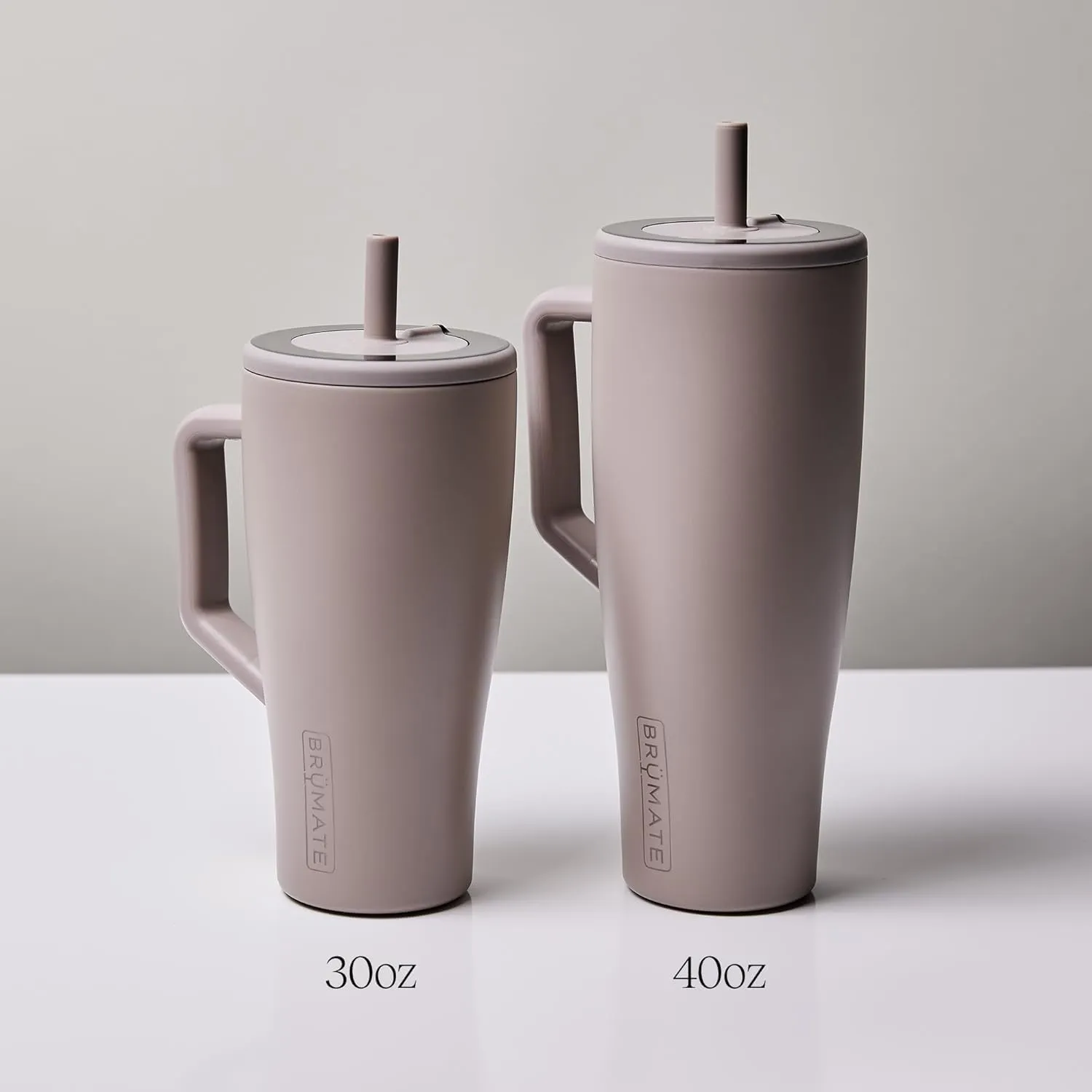 BrüMate Era 30 oz Tumbler with Handle and Straw | 100% Leakproof Insulated Tumbler with Lid and Straw | Made of Stainless Steel | Cup Holder Friendly Base | 30oz (Cactus Flower)