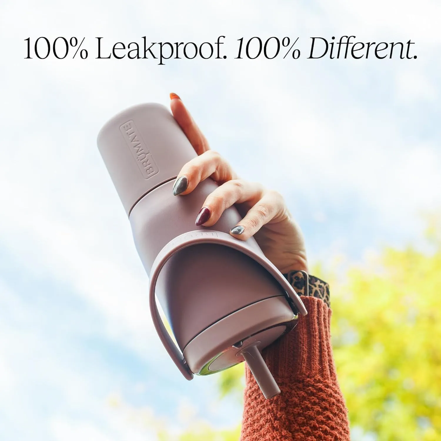 BrüMate Resa 25oz 100% Leakproof Travel Tumbler with Handle & Straw | Flexible Soft Sip Straw | Silicone Sleeve for Durability | Stainless Steel | Cup Holder & Travel Friendly | (Capri Gingham)