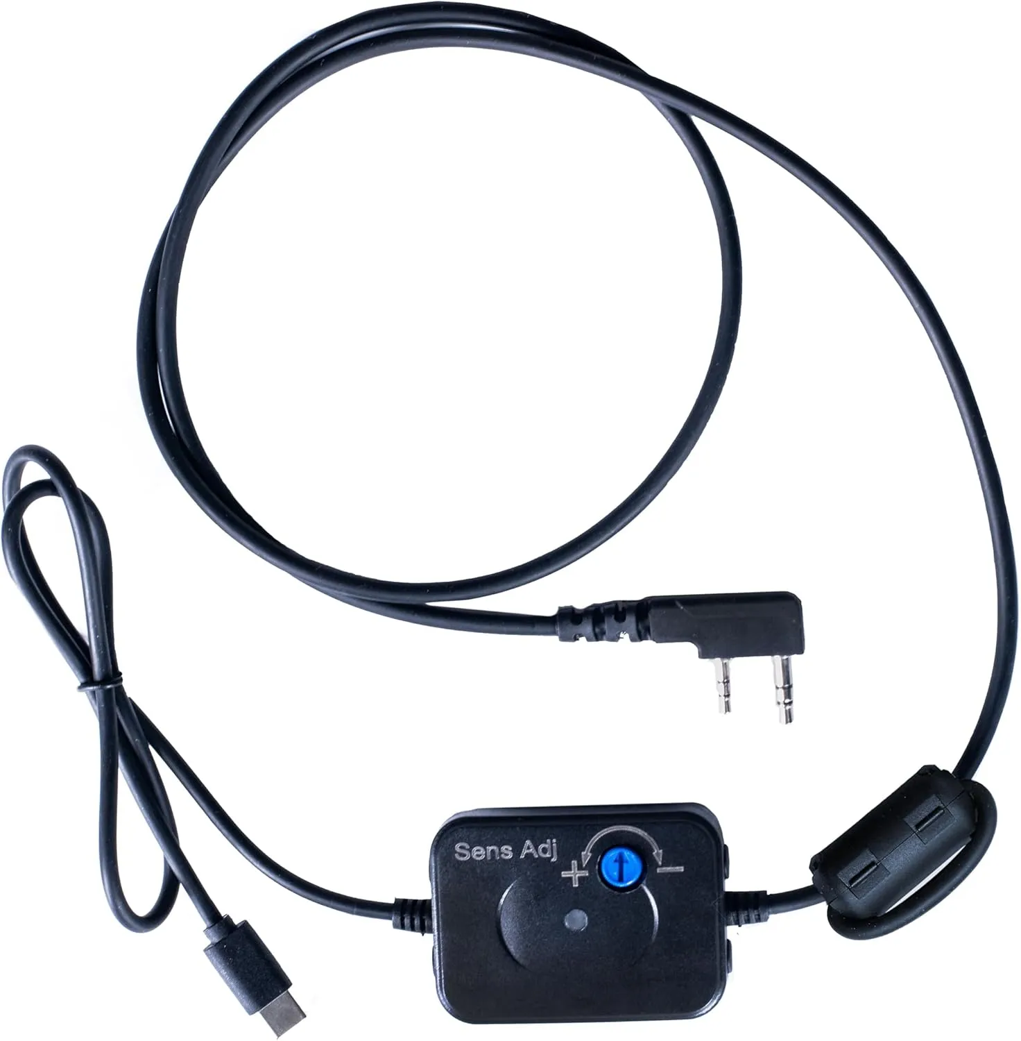 BTECH APRS-K1 PRO Multi-Function Audio Interface Cable - USB-C Universal TNC Adapter with Built-In Auto PTT & Audio I/O - Compatible with APRSpro, APRSDroid