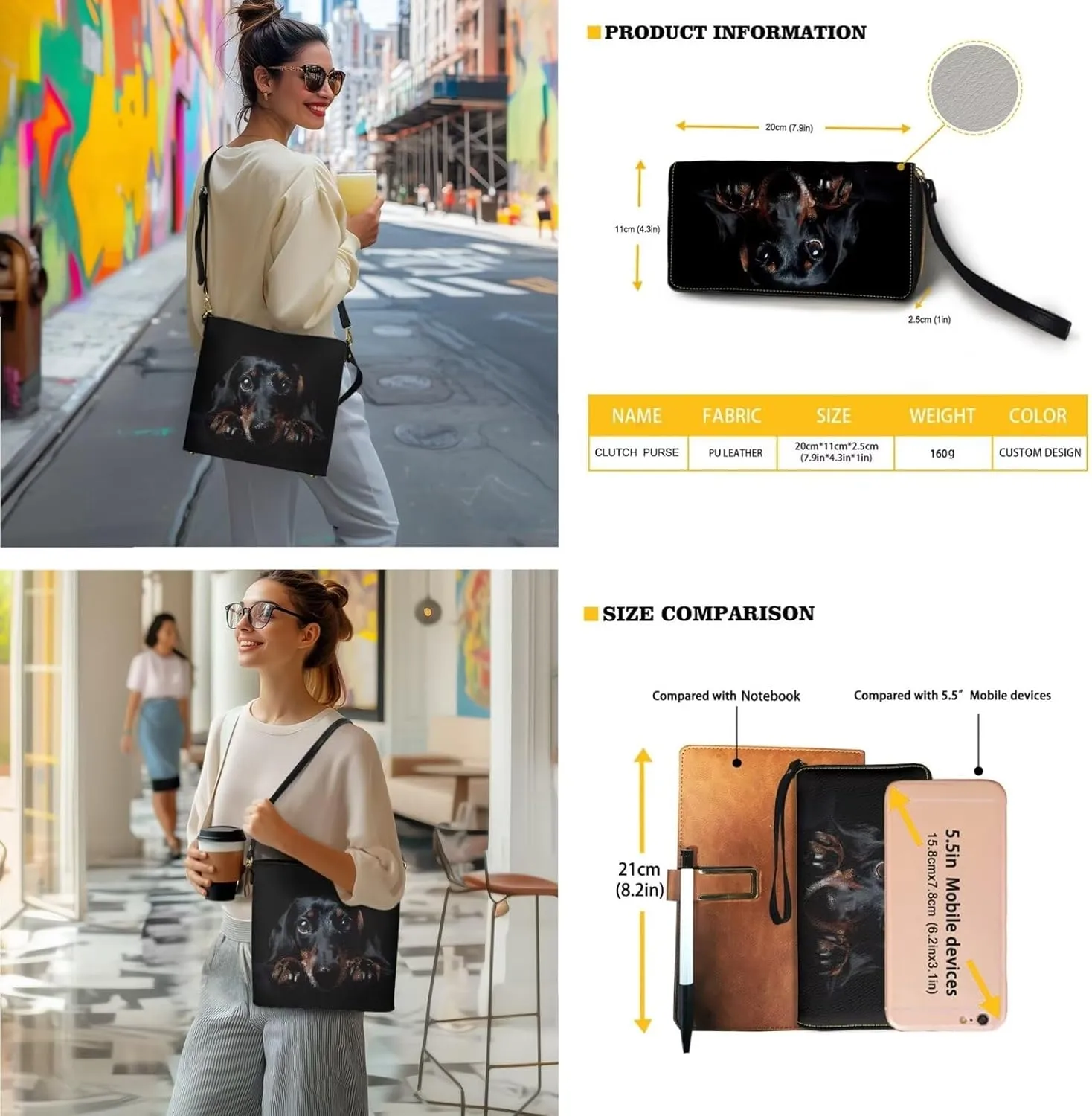 Bucket Crossbody Bag Set for Women Lady, Leather Purse and Wallet Set Large Bucket Bag with Wallet