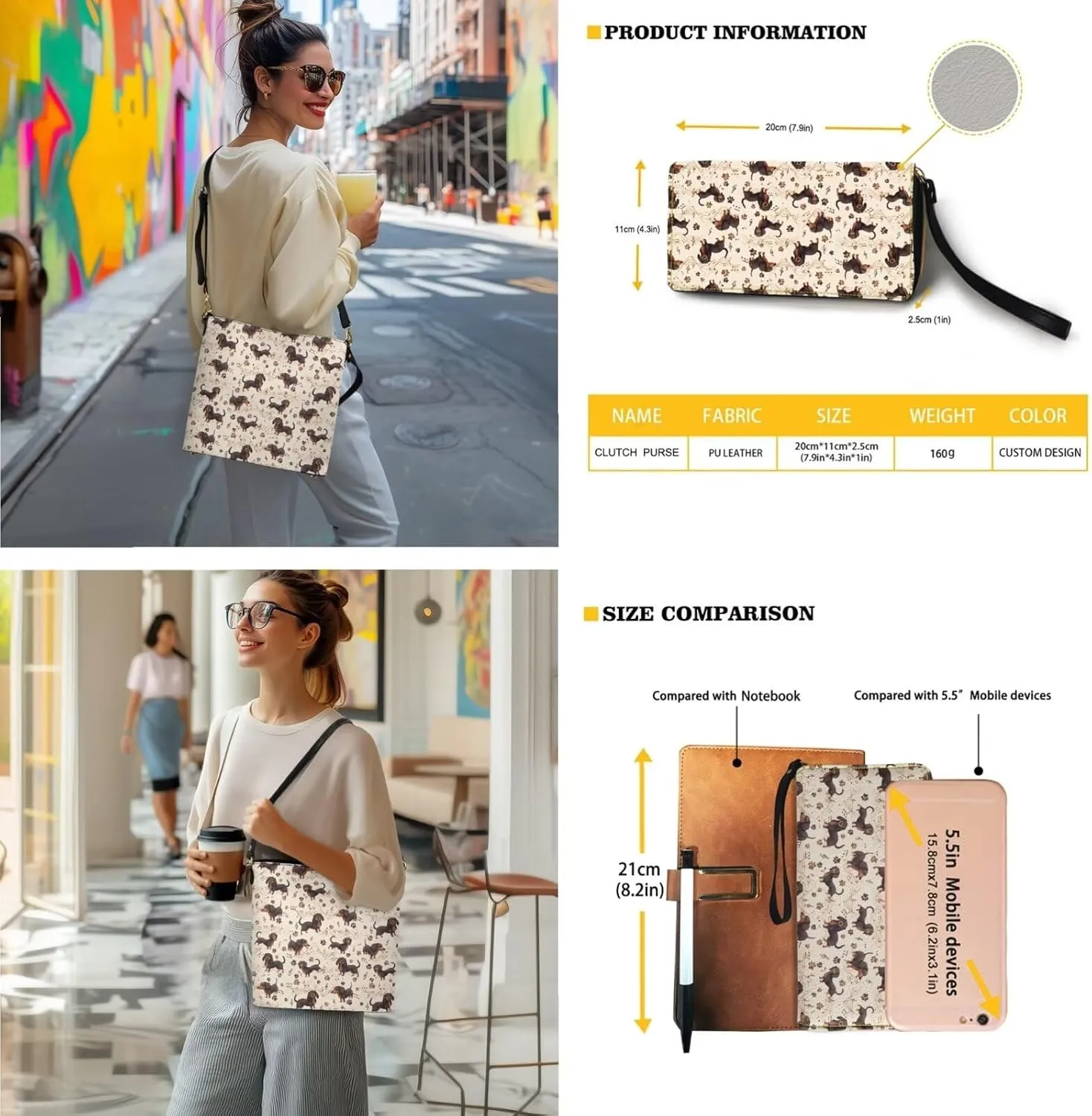 Bucket Crossbody Bag Set for Women Lady, Leather Purse and Wallet Set Large Bucket Bag with Wallet
