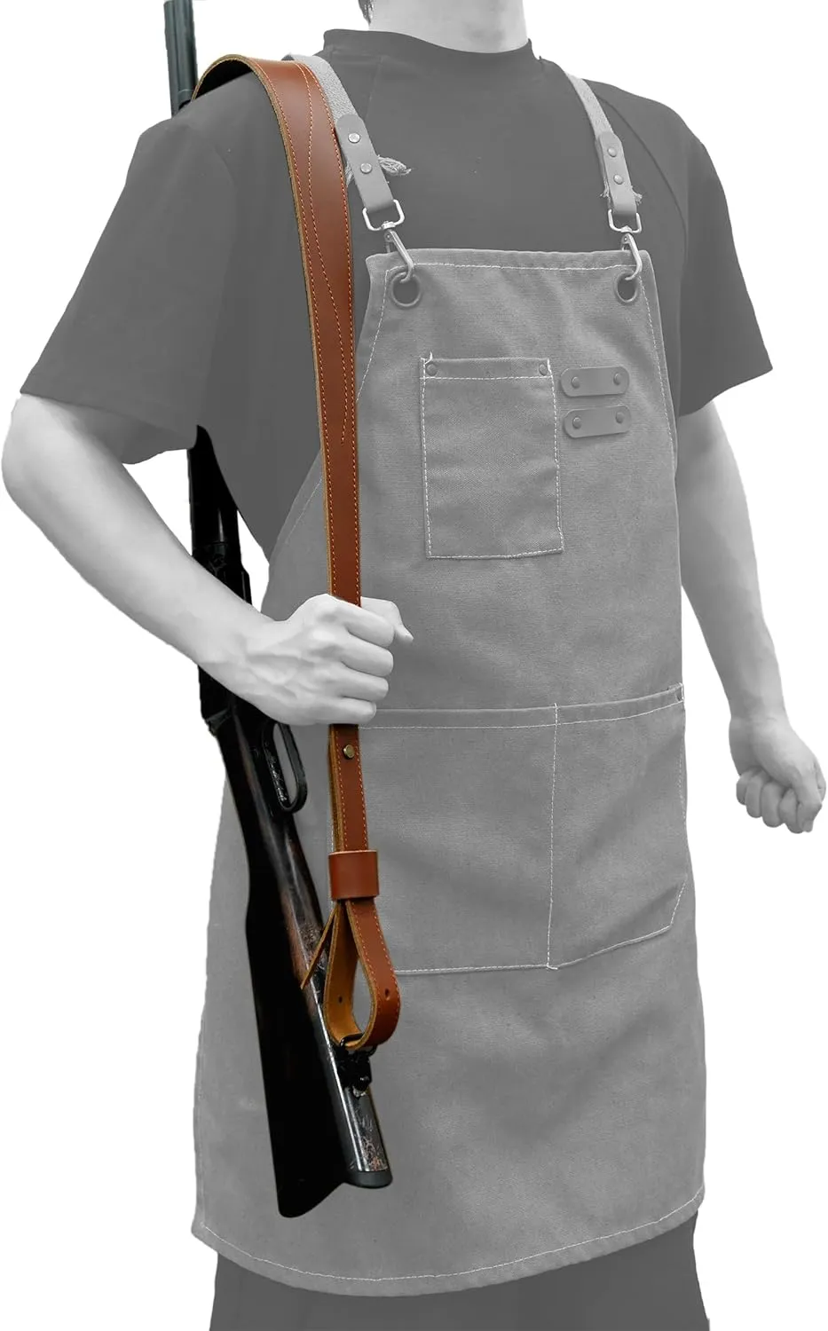 Buffalo Hide Leather Rifle Gun Sling