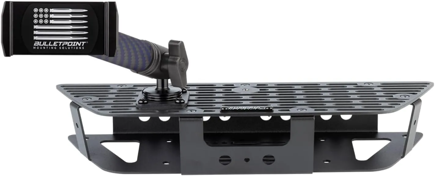 Bulletpoint RubiGrid Metal Dash Mount Phone Holder Compatible with 2019  Chevrolet Silverado GMC Sierra Multi-Device Holder with 20mm Ball System