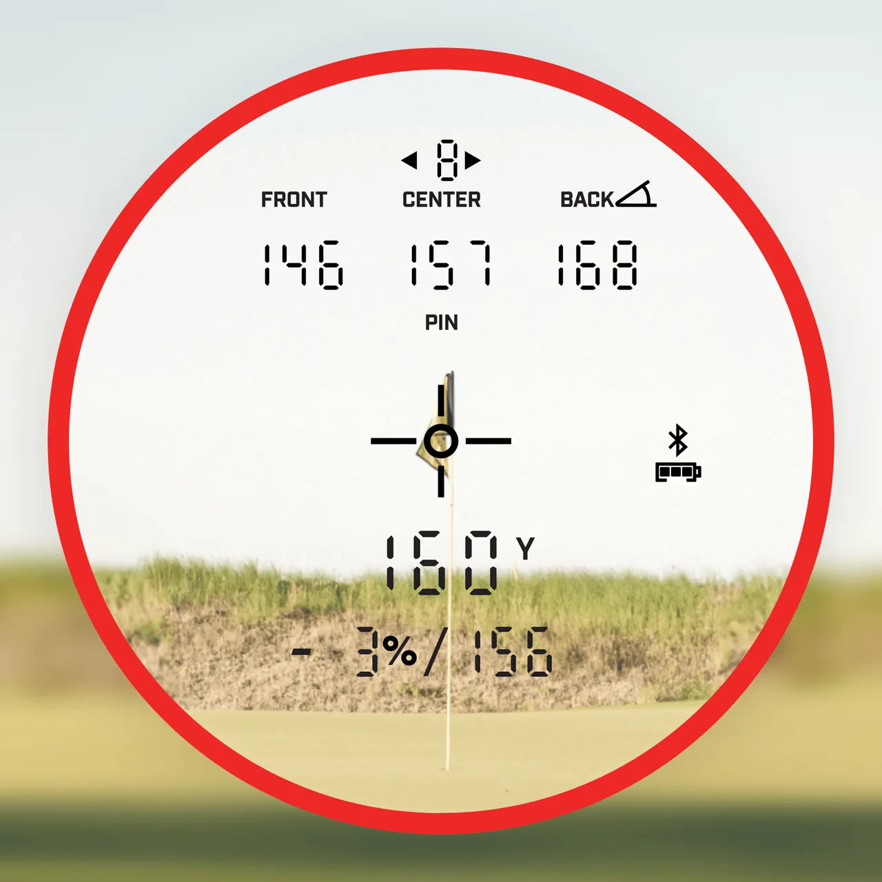 Bushnell Golf Tour Hybrid GPS Laser Rangefinder with Slope and 500  Yard Range