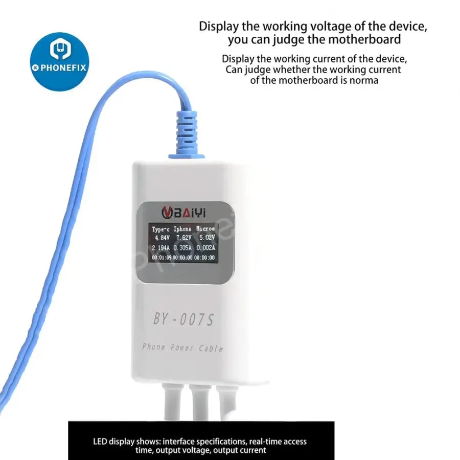 BY-007S Multi-Function Charging Detection Cable For Apple MacBook