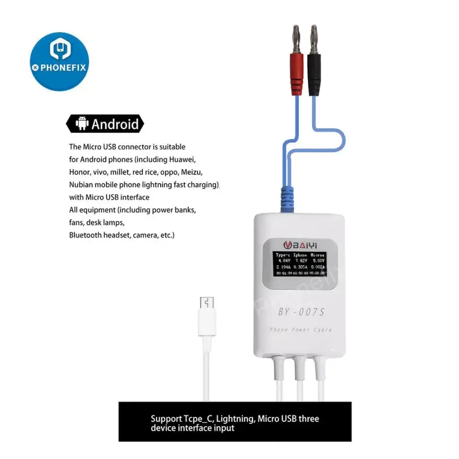 BY-007S Multi-Function Charging Detection Cable For Apple MacBook