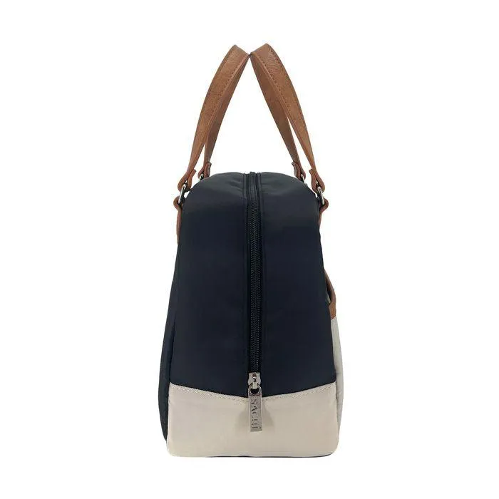 Cali Insulated Lunch Bag Black and Cream