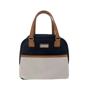 Cali Insulated Lunch Bag Black and Cream