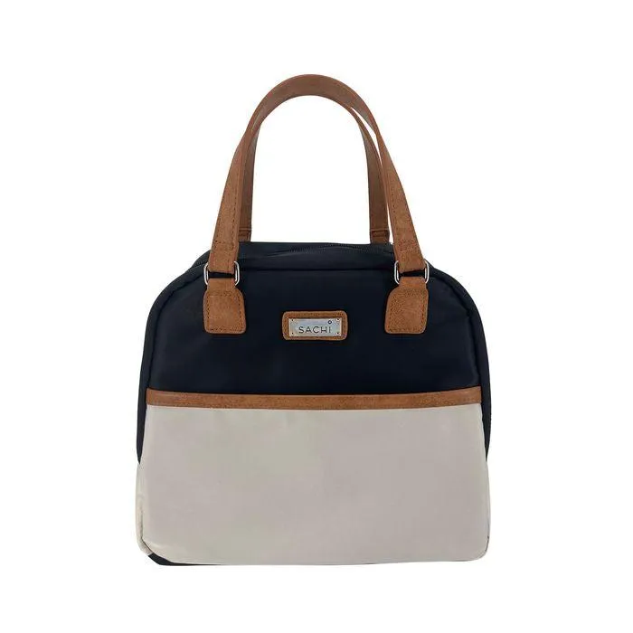 Cali Insulated Lunch Bag Black and Cream