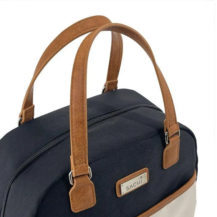 Cali Insulated Lunch Bag Black and Cream