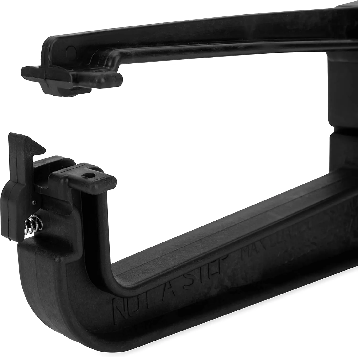 Camco Clamp-N-Carry Lockable Chair and Bike Rack | Designed to Hold a Bike or 4 or More Chairs on RV Ladder | (51430)
