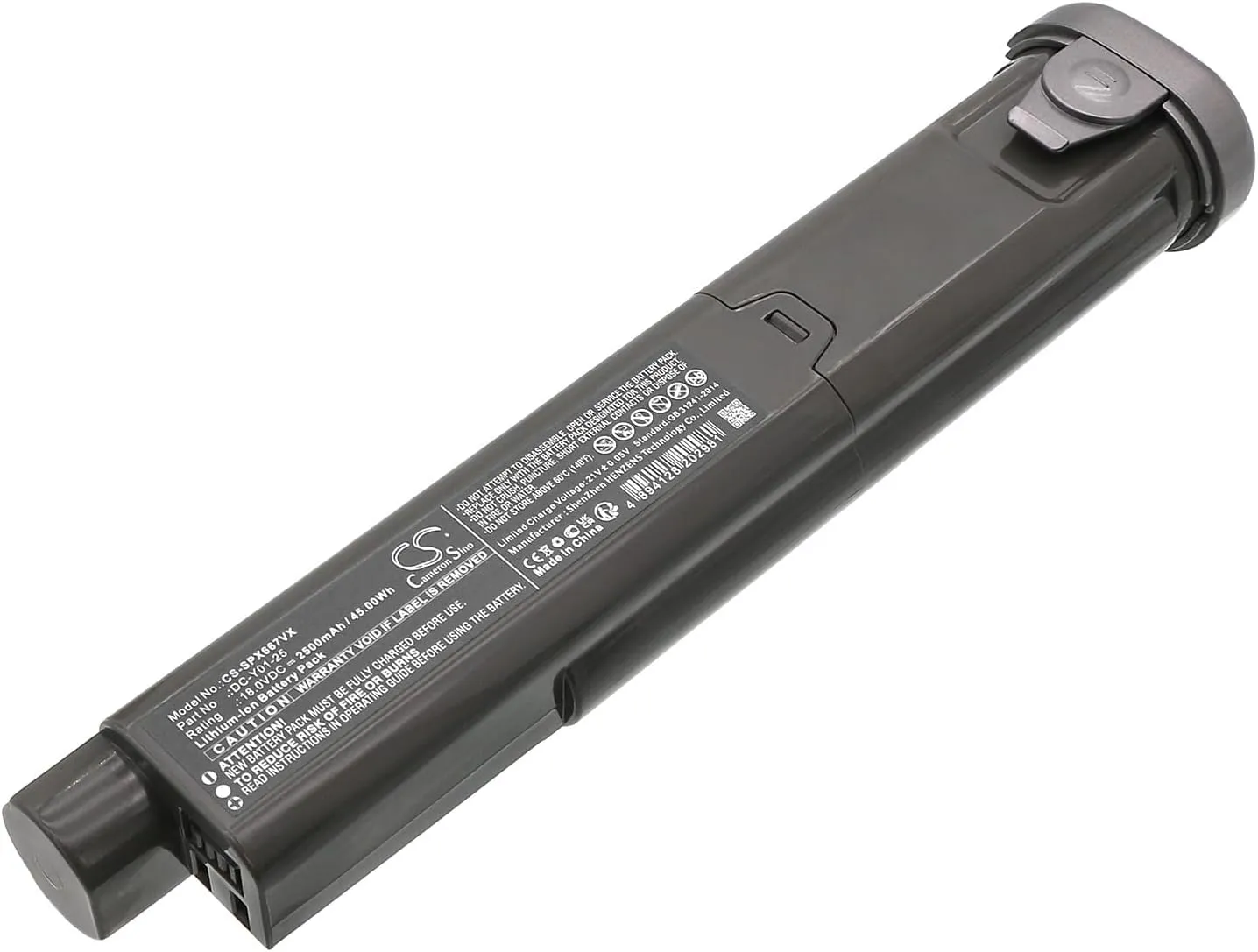 Cameron Sino 2500mAh / 45.00Wh Replacement Battery for SUPRO VCS66-X7, XC03S57, DC-Y01-25