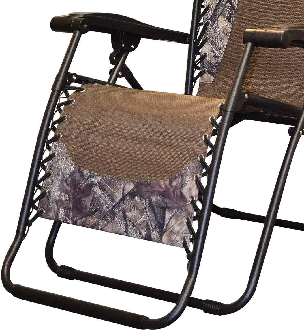 Canopy Infinity Zero Gravity Steel Frame Patio Deck Chair, Camouflage