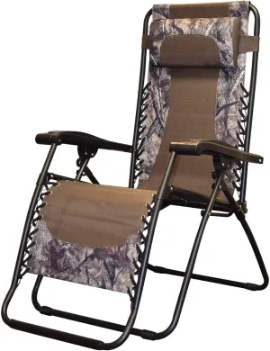 Canopy Infinity Zero Gravity Steel Frame Patio Deck Chair, Camouflage