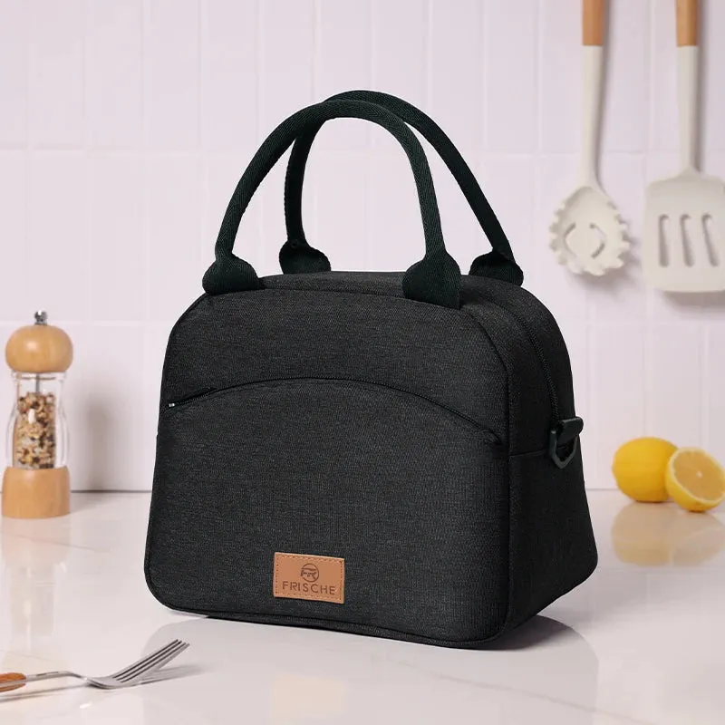 Canvas Insulated Lunch Handbag | Stylish Women's Lunch Bag for Work & School
