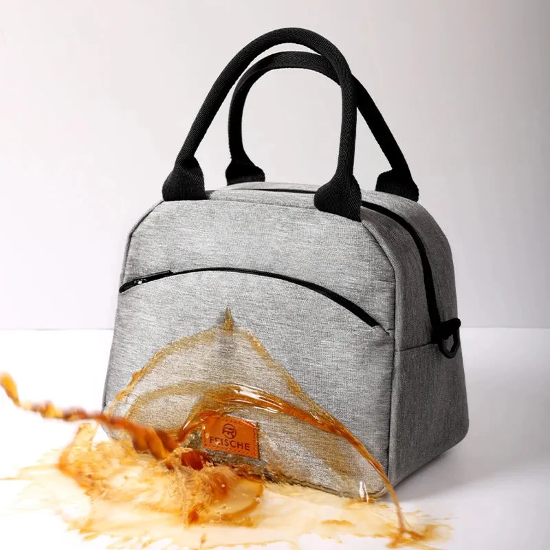 Canvas Insulated Lunch Handbag | Stylish Women's Lunch Bag for Work & School