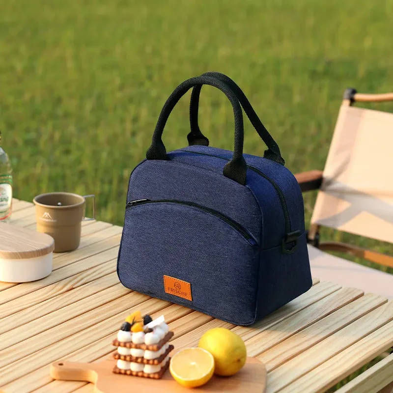 Canvas Insulated Lunch Handbag | Stylish Women's Lunch Bag for Work & School