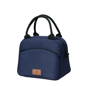 Canvas Insulated Lunch Handbag | Stylish Women's Lunch Bag for Work & School