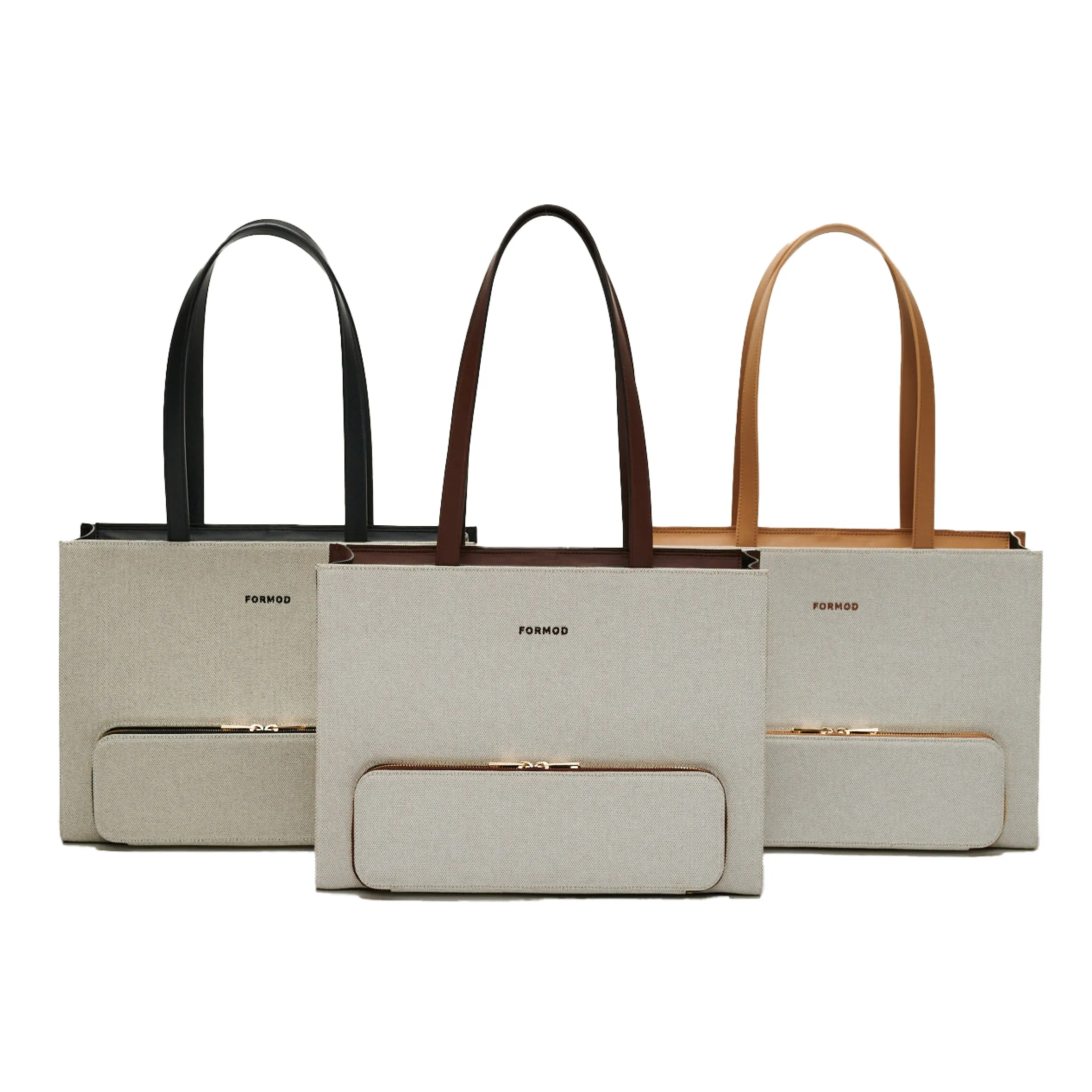 Canvas Shopper Bag (BEIGE)