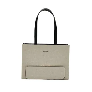 Canvas Shopper Bag (BLACK)