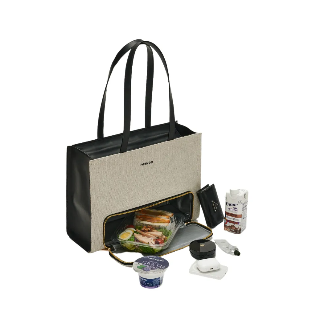 Canvas Shopper Bag (BLACK)