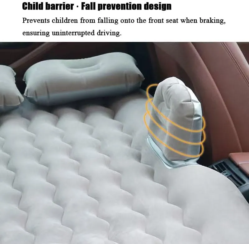 Car Air Mattress for Acura ZDX (EV) 2024–2025, Inflatable Back Seat Sleeping Pad with Pump & 2 Pillows, Folding Portable Camping Bed for Travel& Road Trips,Blue