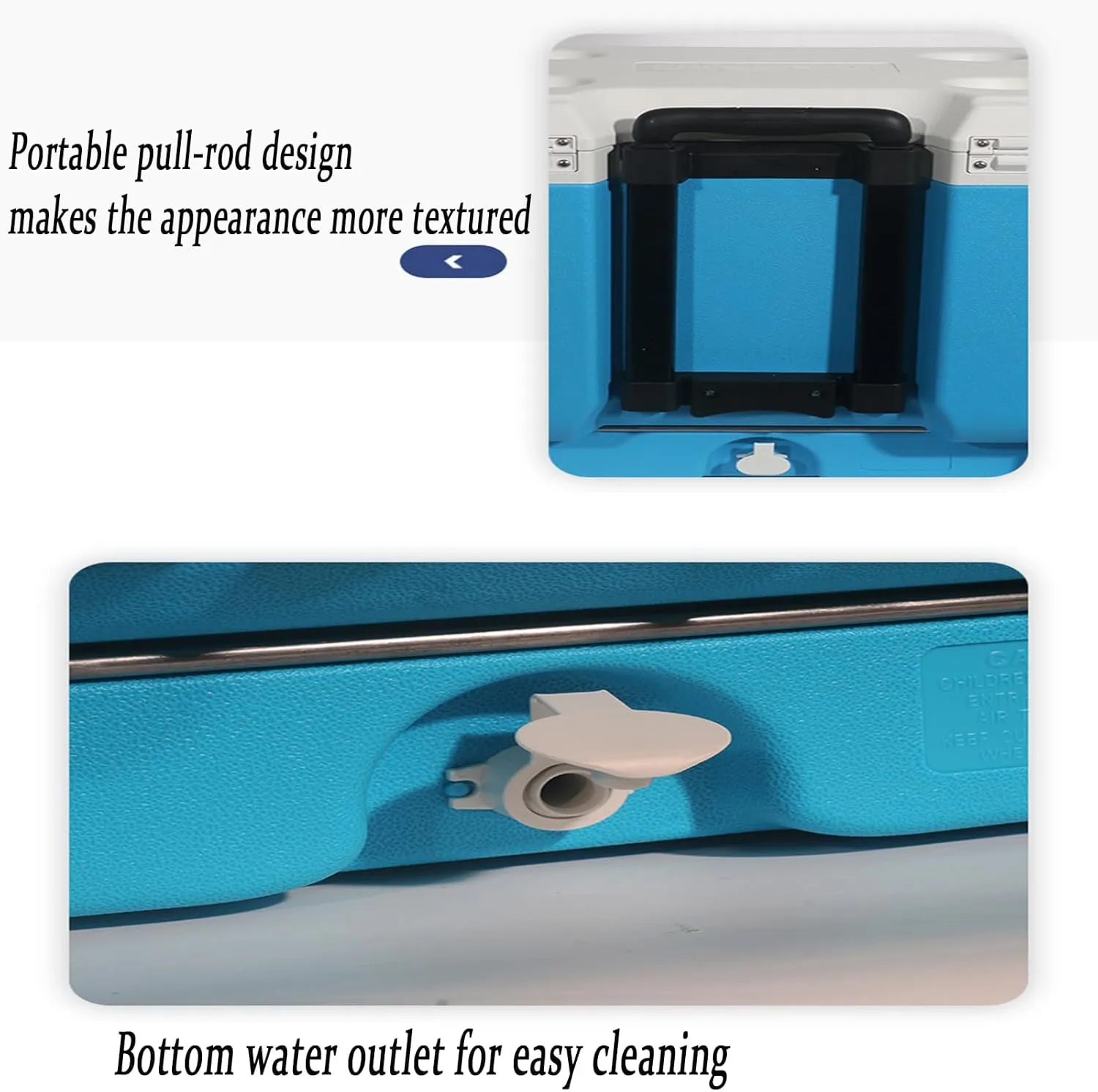 Car Camping Coolers for Ligier JS50/JS60/Myli/Pulse 4/Be Sun/Be Two/OptiMax/X-Pro/X-Too, Leak Proof Cooler, Portable Lightweight Ice Chest Box, Compartments Waterproof Insulated Bag