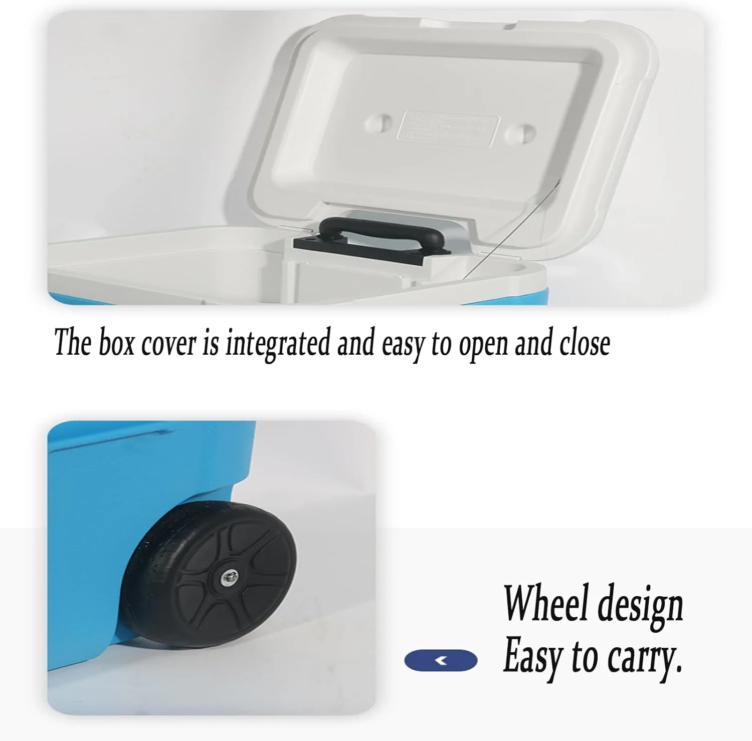 Car Camping Coolers for Ligier JS50/JS60/Myli/Pulse 4/Be Sun/Be Two/OptiMax/X-Pro/X-Too, Leak Proof Cooler, Portable Lightweight Ice Chest Box, Compartments Waterproof Insulated Bag