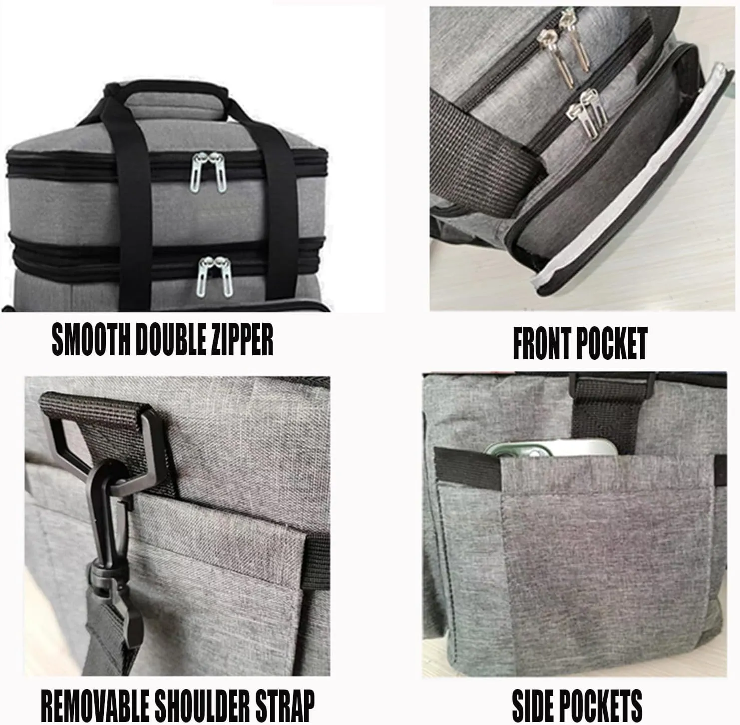 Car Camping Coolers for Volvo S40/S60/S40/S80/S90, Leak Proof Cooler, Portable Lightweight Ice Chest Box, Compartments Waterproof Insulated Bag