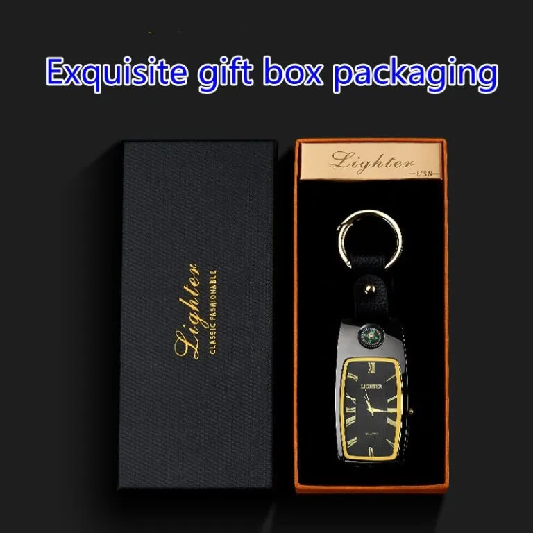 Car Key Chain Watch Lighter with Light Multifunctional Tool