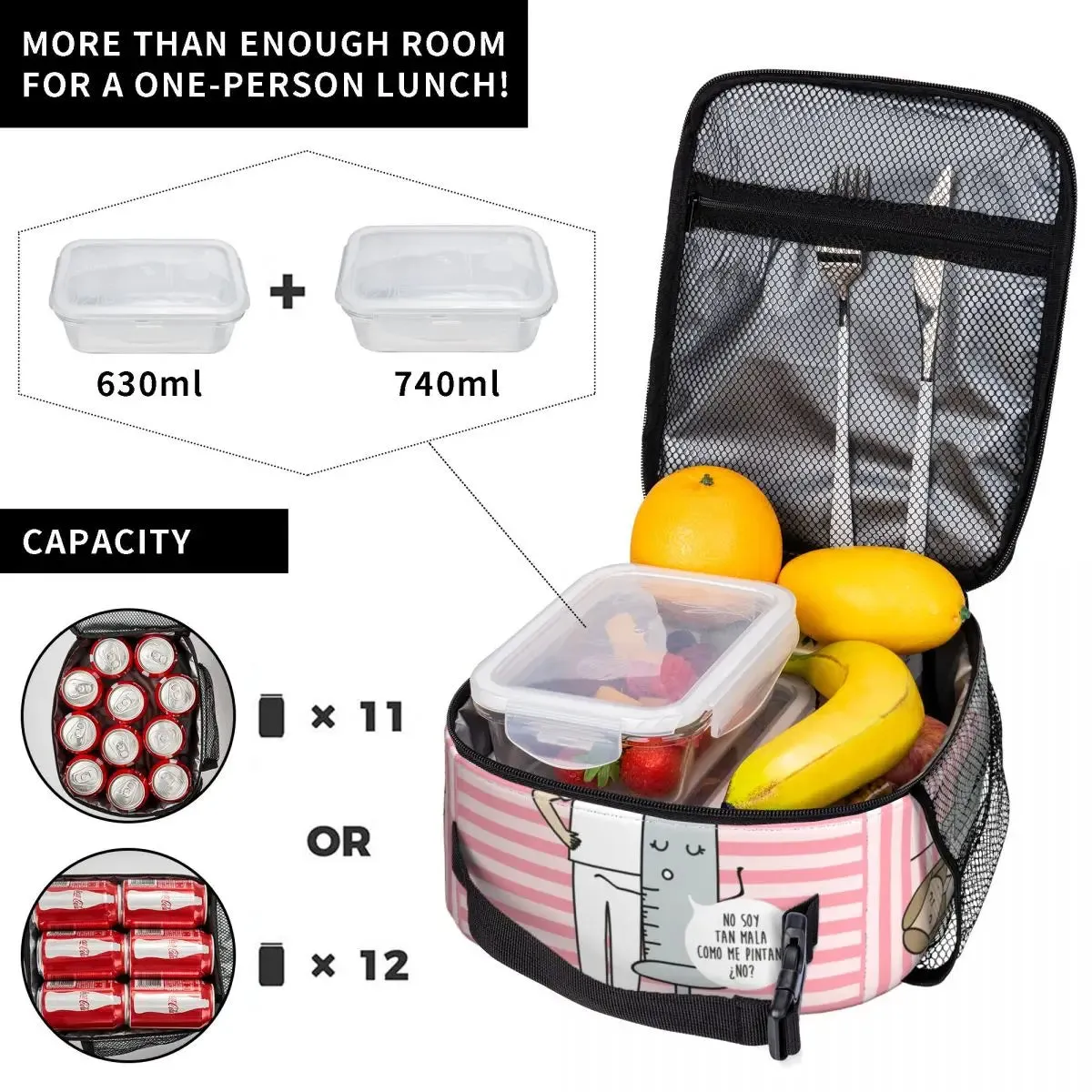 Cartoon Ladies Lunch Box