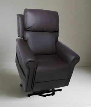 Chadwick Leather Lift Chair – Quad Motor with Head & Power Lumbar