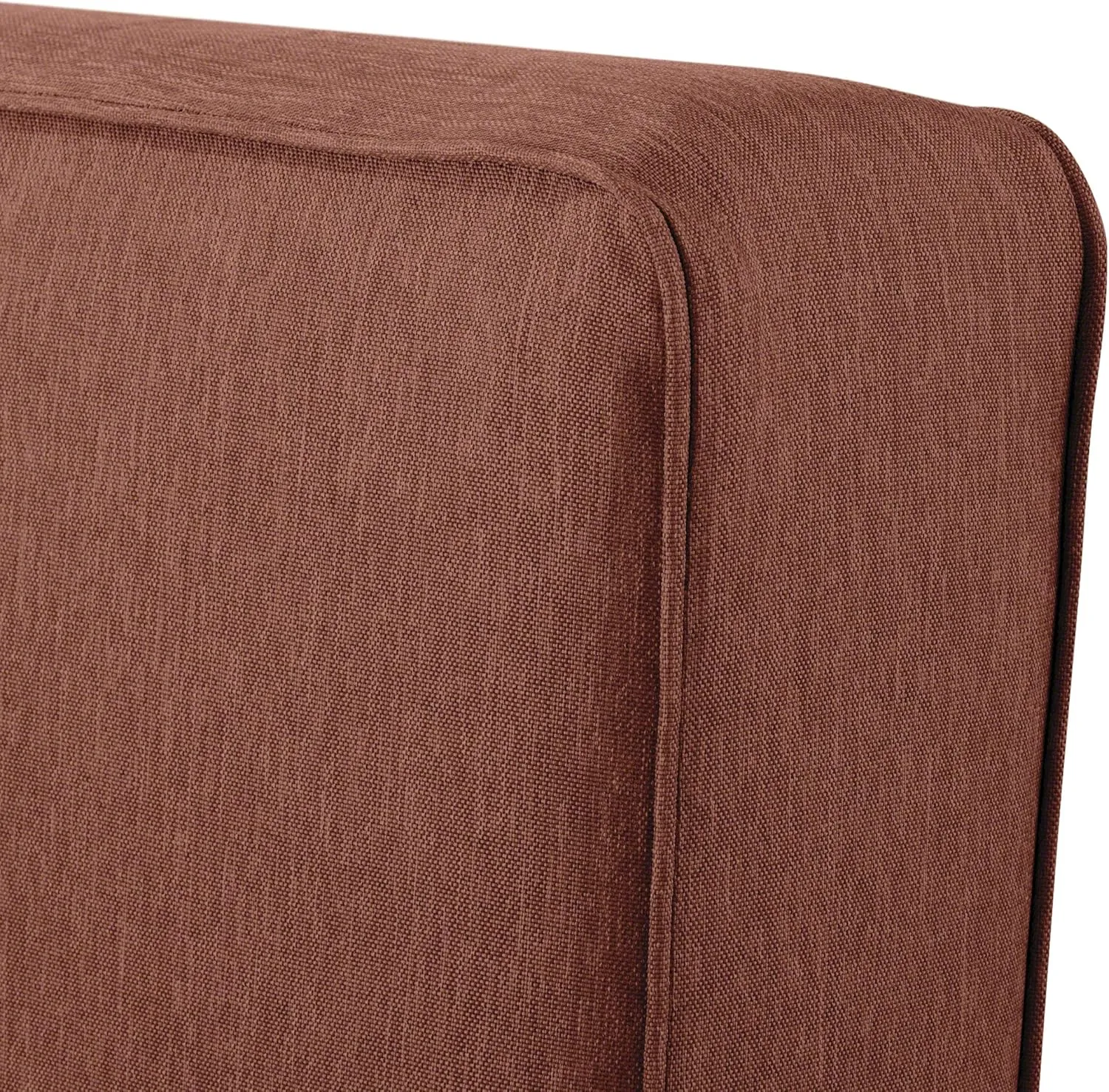 Classic Accessories Montlake FadeSafe Patio Seat Cushion Slip, Heather Henna Cover, 25"W x 27"D x 5"Thick, 4 Sq Ft