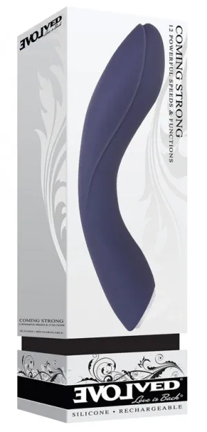 Coming Strong Powerful Blue Vibrator
