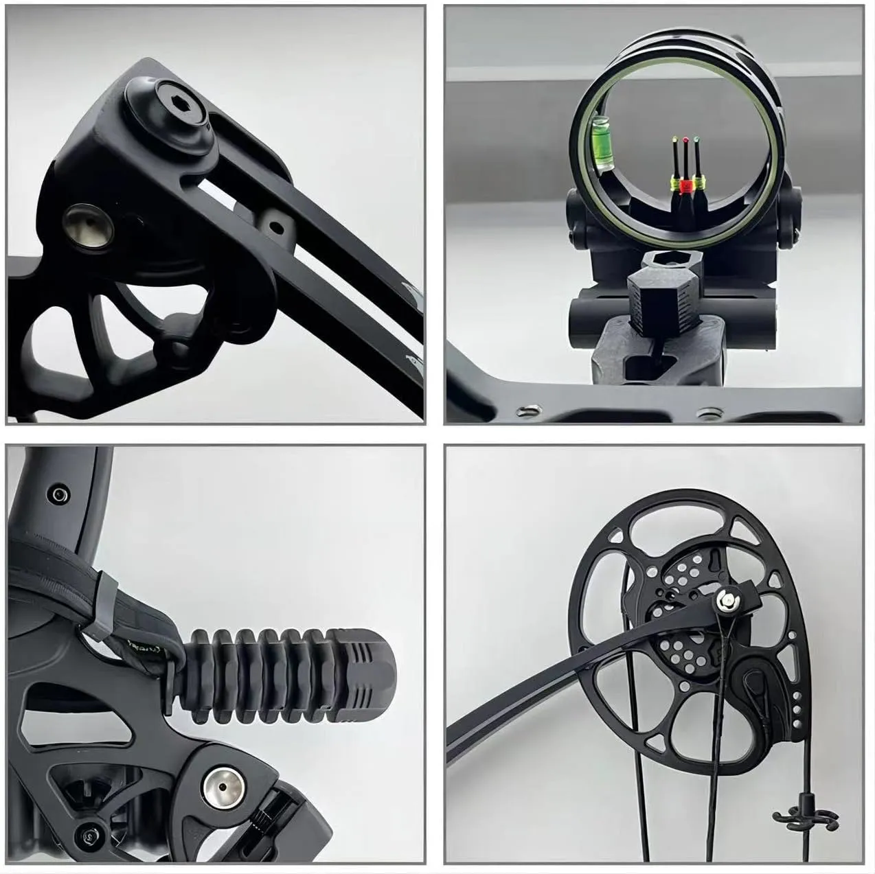 Compound Bow Draw Weight 0-70 Lbs for Pull Beginner and Intermediate Archer Fully Adjustable 19.25"-31" with All Accessories, up to IBO 320 fps,Package with Archery Hunting Equipment New 2024