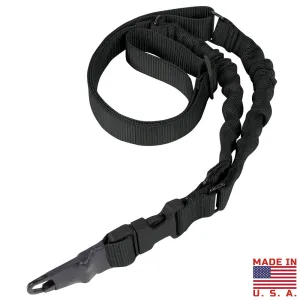 Condor Adder Dual Bungee Single Point Rifle Sling – Black