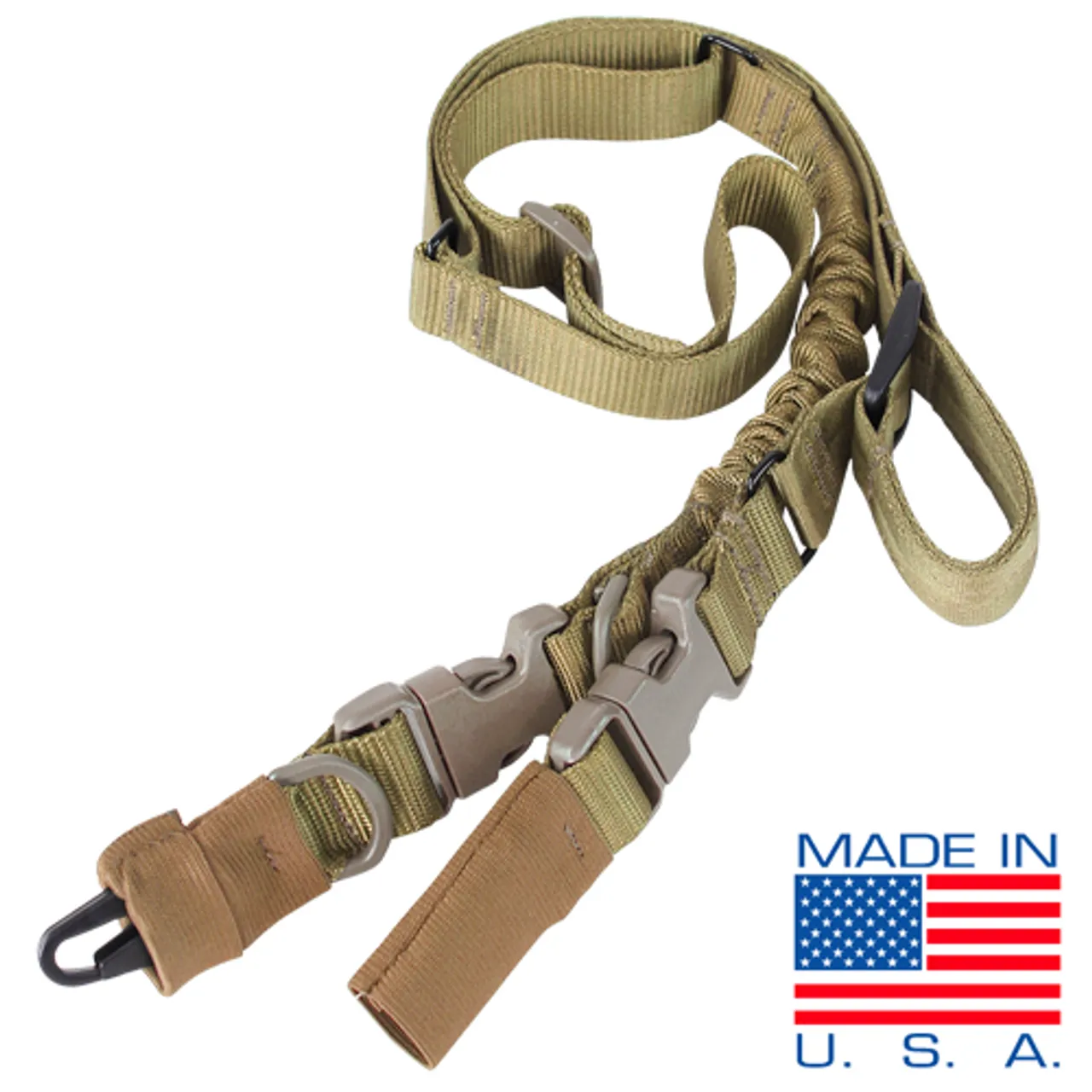 Condor STRYKE Tactical Sling - Coyote - Adjustable & Durable for Tactical Operations